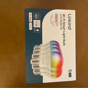 Linkind RGB Smart Light Bulb 6-Pack